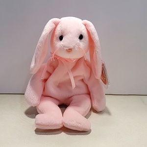 Hoppity Pink 1996 Ty Beanie Baby w/ case NWT